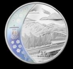 Vancouver Olympics: $25 Silver Hologram Proof Coin - Home of 2010 Winter Olympics