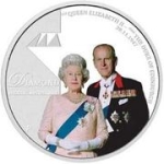 HM Queen Elizabeth II Diamond Wedding Anniversary 1oz Silver Proof Coin