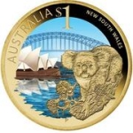 Celebrate Australia $1 Coin - New South Wales