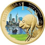 Celebrate Australia $1 Coin - Western Australia