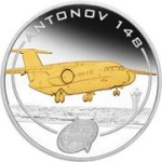 Antonov An-148 Airliner 1oz Silver Proof Coin