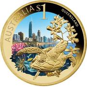 Celebrate Australia $1 Coin - Queensland