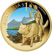 Celebrate Australia $1 Coin - Tasmania
