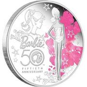 Barbie 50th Anniversary 1oz Silver Proof Coin