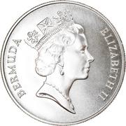 Bermuda Sea Turtle Silver Dollar Coin (1986)